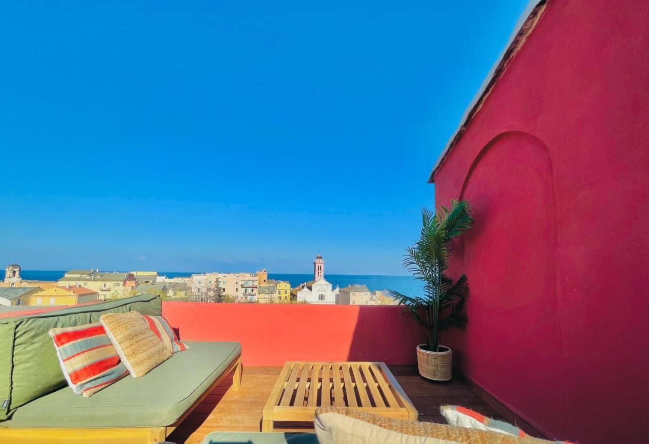 Pepites Bastiaises Piazza D'A Appartement Roof Top Vue Mer 바스티아 외부 사진