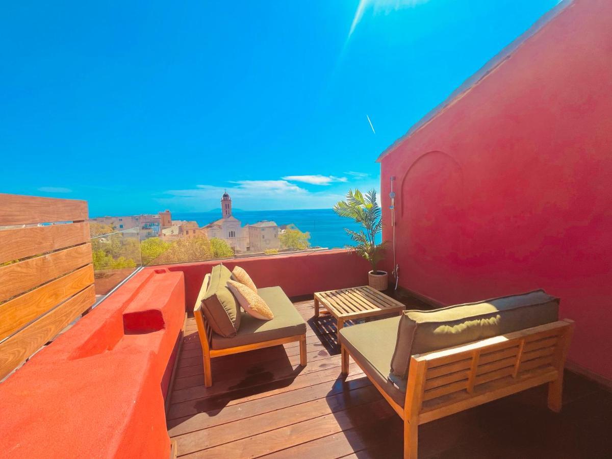 Pepites Bastiaises Piazza D'A Appartement Roof Top Vue Mer 바스티아 외부 사진